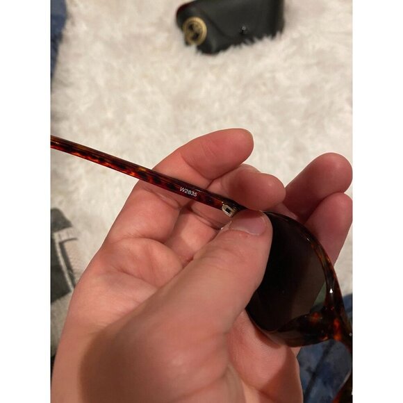 Vintage B&L Ray Ban W2835 Cherry Tortoise G15 Glass Side Street Cats Cateye Case - Picture 8 of 9